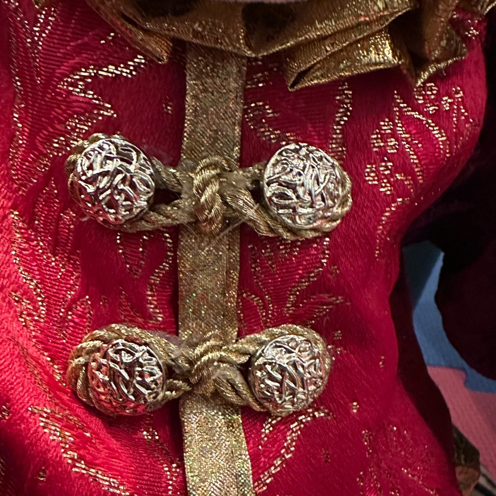 DECORATIVE STUFFED MONKEY - CLOWN JESTER JOKER - Picture 7 of 7